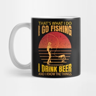 Fishing and Beer Mug